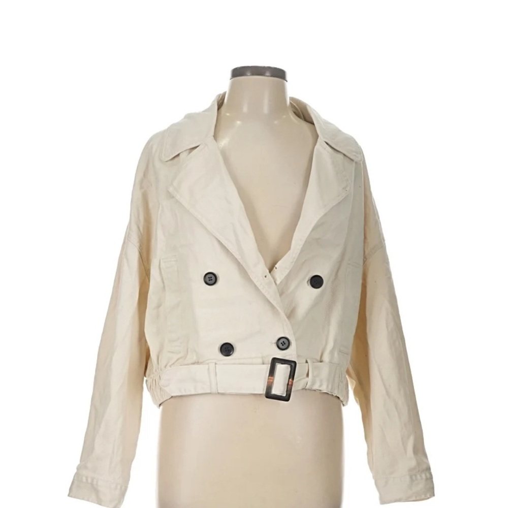 Zara Cropped Trench Jacket